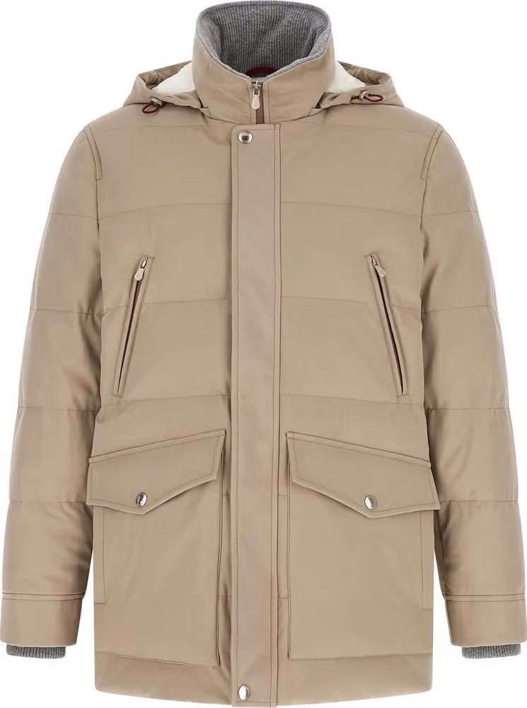 Beige Polyamide Parka
