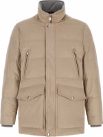 Beige Polyamide Parka 2
