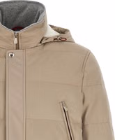 Beige Polyamide Parka 4