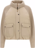Beige Cotton Full-Length Jacket 1