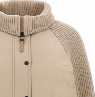 Beige Cotton Full-Length Jacket 3