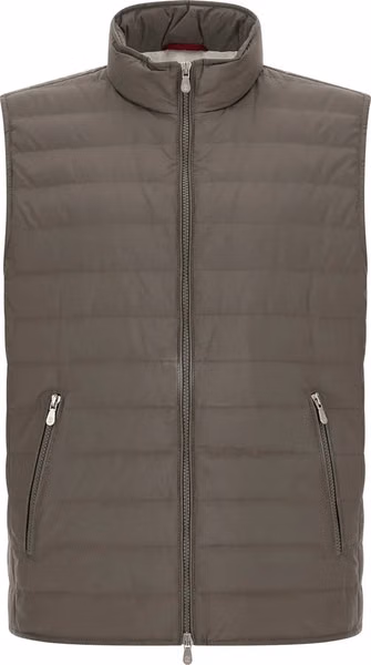 Bicolor Polyester Sleeveless Jacket