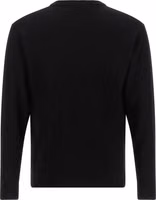 Black Virgin Wool Cardigan 2