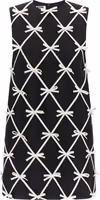 Bicolor Virgin Wool Short Dress 1