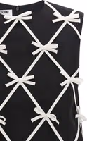 Bicolor Virgin Wool Short Dress 3