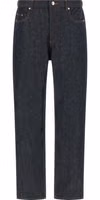 Blue Cotton Relaxed Fit Jeans 1