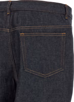 Blue Cotton Relaxed Fit Jeans 4