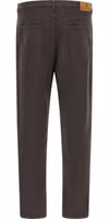 Brown Cotton Straight-Leg Jeans 2