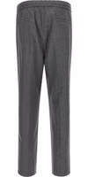 Gray Virgin Wool Casual Pants 2