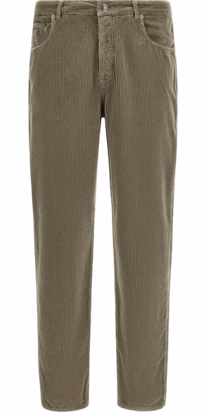 Bicolor Cotton Casual Pants