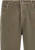 Bicolor Cotton Casual Pants 3