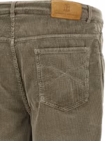 Bicolor Cotton Casual Pants 4