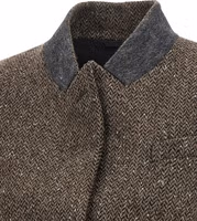 Brown Virgin Wool Sleeveless Jacket 5
