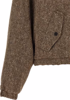 Brown Virgin Wool Full-Length Jacket 5