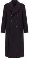 Black Virgin Wool Coat 1