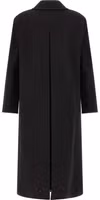 Black Virgin Wool Coat 2
