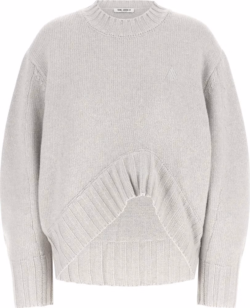 Gray Virgin Wool Cardigan