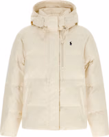 White Polyester Full-Length Jacket 1