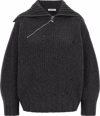 Gray Virgin Wool Cardigan