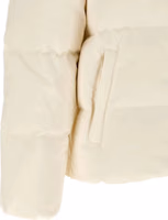 White Polyester Full-Length Jacket 5