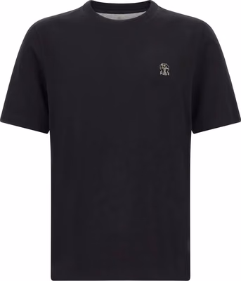 Black Cotton T-Shirt