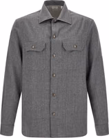 Gray Virgin Wool Blouse 1