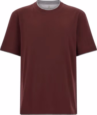 Bordeaux Cotton T-Shirt