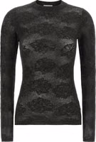 Gray Silk Cardigan 1