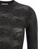 Gray Silk Cardigan 3