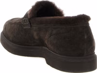 Brown Calfskin Slip-On Loafers 3
