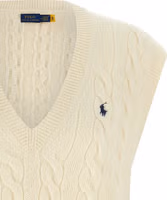 White Wool Sleeveless Jacket 3