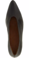 Brown Calfskin Mid Heel Pumps 4