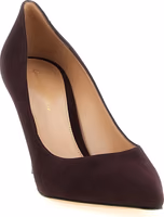 Bordeaux Suede Leather High Heel Pumps 2