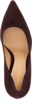 Bordeaux Suede Leather High Heel Pumps 4