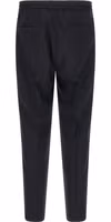 Blue Virgin Wool Casual Pants 2
