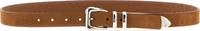 Brown Calfskin Regular Belt 1