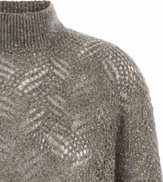 Gray Polyamide Cardigan 3
