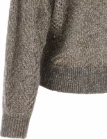 Gray Polyamide Cardigan 4