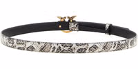 Gray Calfskin Thin Belt 2