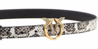 Gray Calfskin Thin Belt 3