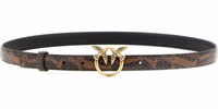 Brown Calfskin Thin Belt 1