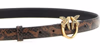 Brown Calfskin Thin Belt 3