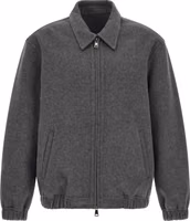 Gray Wool Full-Length Jacket 1