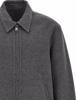Gray Wool Full-Length Jacket 3