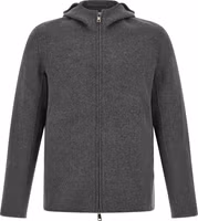 Gray Wool Full-Length Jacket 1