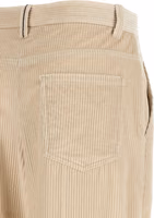 Beige Cotton Casual Pants 4