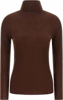 Brown Virgin Wool Cardigan 1