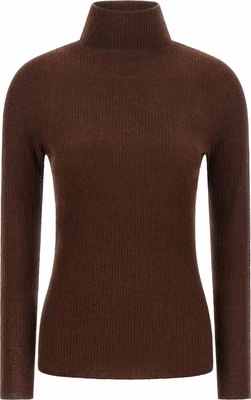 Brown Virgin Wool Cardigan