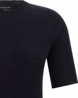 Blue Virgin Wool T-Shirt 3