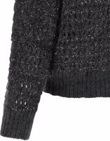 Gray Elastane Cardigan 4